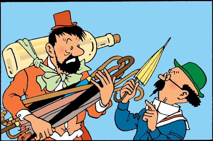 Tintin au Tibet, Haddock rêve de Tournesol